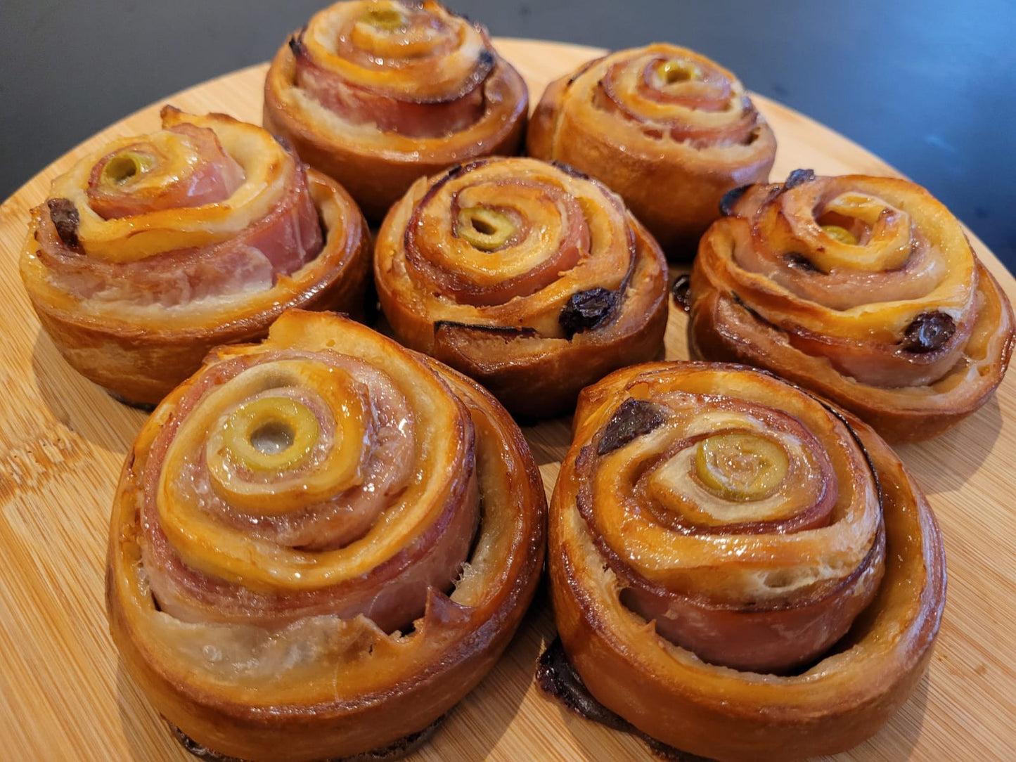 Rollitos de Pan de Jamón (9 roles)